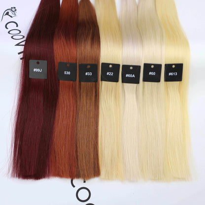 Genius Weft Double Drawn #1B Natural Black Hair 20g - Cooviphair