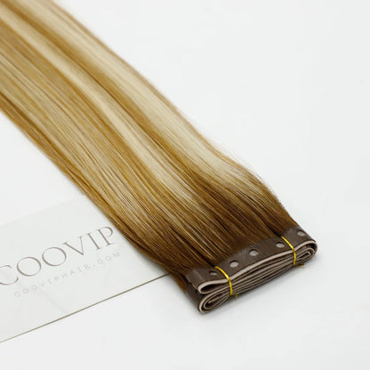 Butterfly Weft Hair Extensions Balayage #B4/8/60