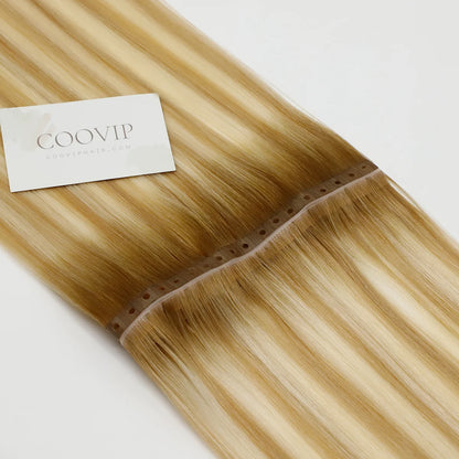 Butterfly Weft Hair Extensions Balayage #B6/18/60