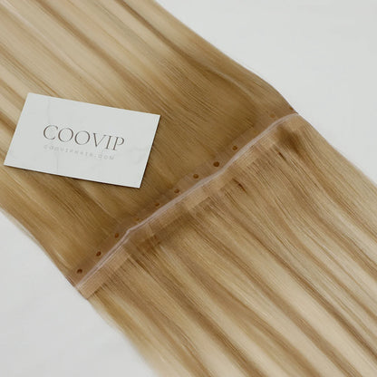 Butterfly Weft Hair Extensions Balayage #B9.1/60A