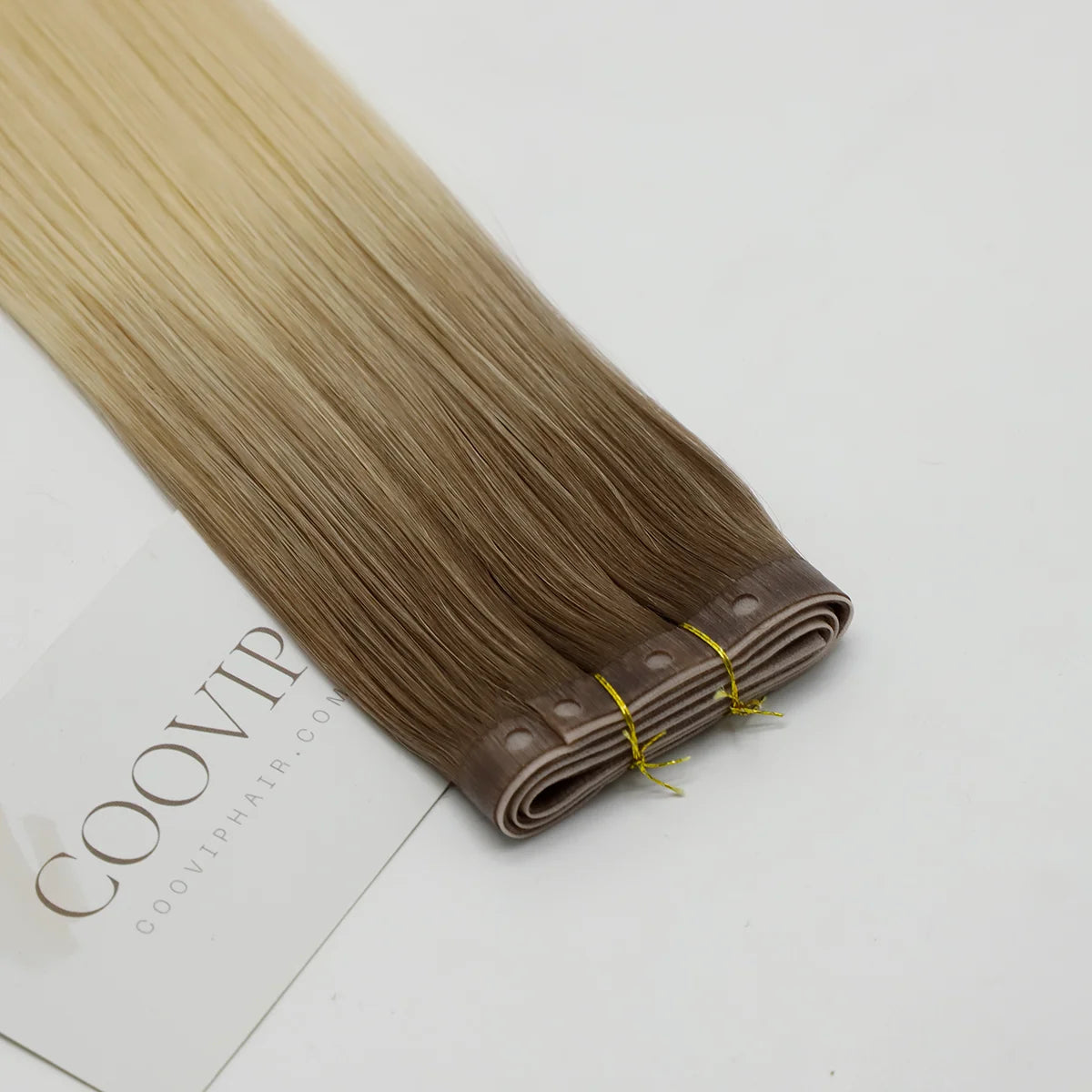 Butterfly Weft Hair Extensions Ombre Color T8.1/60A