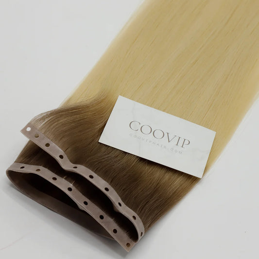 Butterfly Weft Hair Extensions Ombre Color T8.1/60A