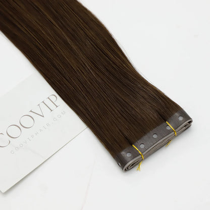 Butterfly Weft Hair Extensions #2 Dark Chocolate Brown