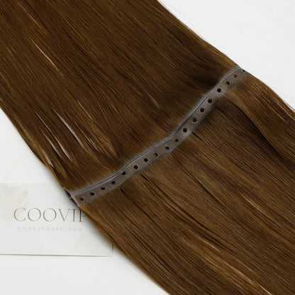 Butterfly Weft Hair Extensions #4 Chocolate Brown