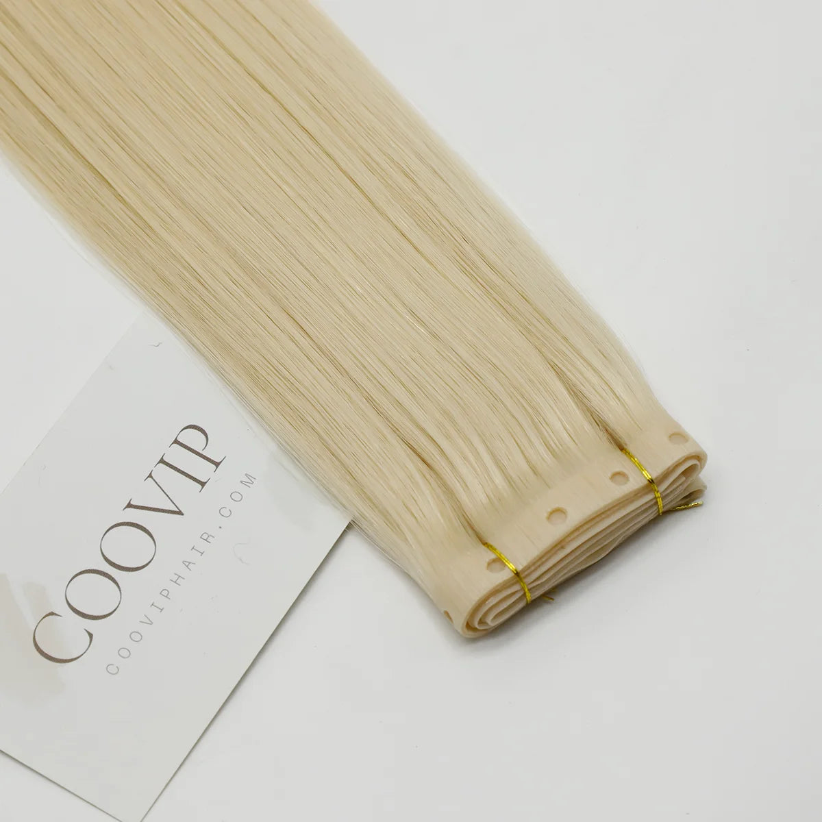 Butterfly Weft Hair Extensions #60 Platinum Blonde