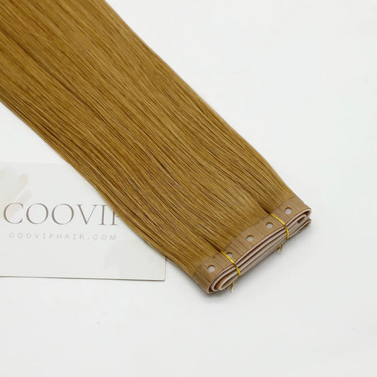 Butterfly Weft Hair Extensions #8 Light Chestnut Brown