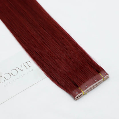 Butterfly Weft Hair Extensions #99J Red Wine Burgundy