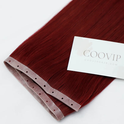 Butterfly Weft Hair Extensions #99J Red Wine Burgundy