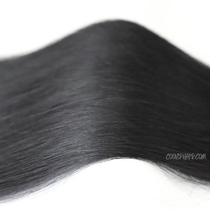 Genius Weft Double Drawn #1 Jet Black Hair Color 20g - Cooviphair