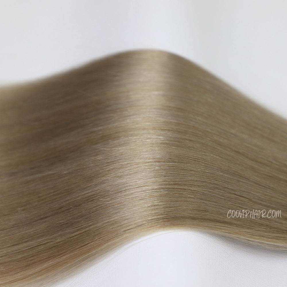 Genius Weft Double Drawn #18 Dark Ash Blonde Hair Color 20g - Cooviphair