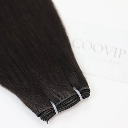 Genius Weft Double Drawn #1B Natural Black Hair 20g - Cooviphair