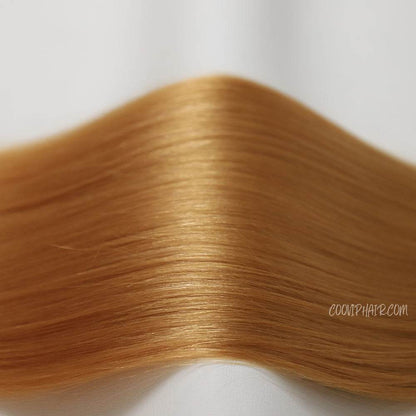 Nano Bead Hair Extensions Double Drawn #27 Copper Blonde Hair 50g - Cooviphair