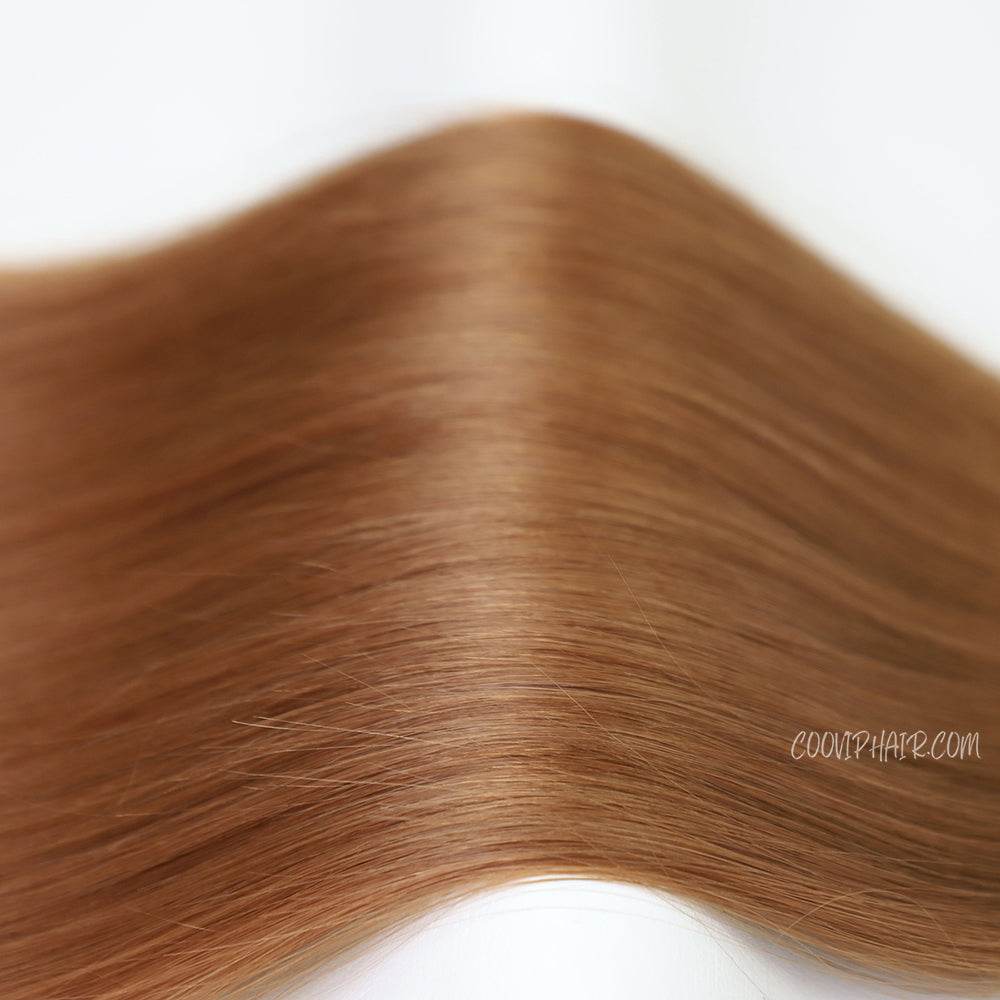 Genius Weft Double Drawn #33 Dark Auburn Hair Color 20g - Cooviphair