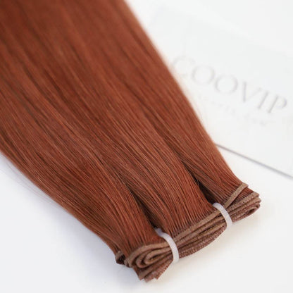 Genius Weft Double Drawn #530 Ruby Red Hair Color 20g - Cooviphair