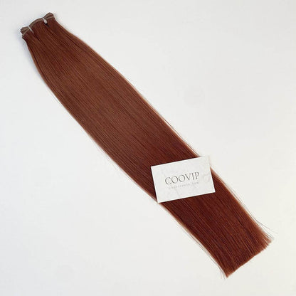 Genius Weft Double Drawn #530 Ruby Red Hair Color 20g - Cooviphair