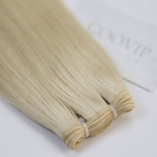 Genius Weft Double Drawn #613 Bleach Blonde Hair 20g - Cooviphair