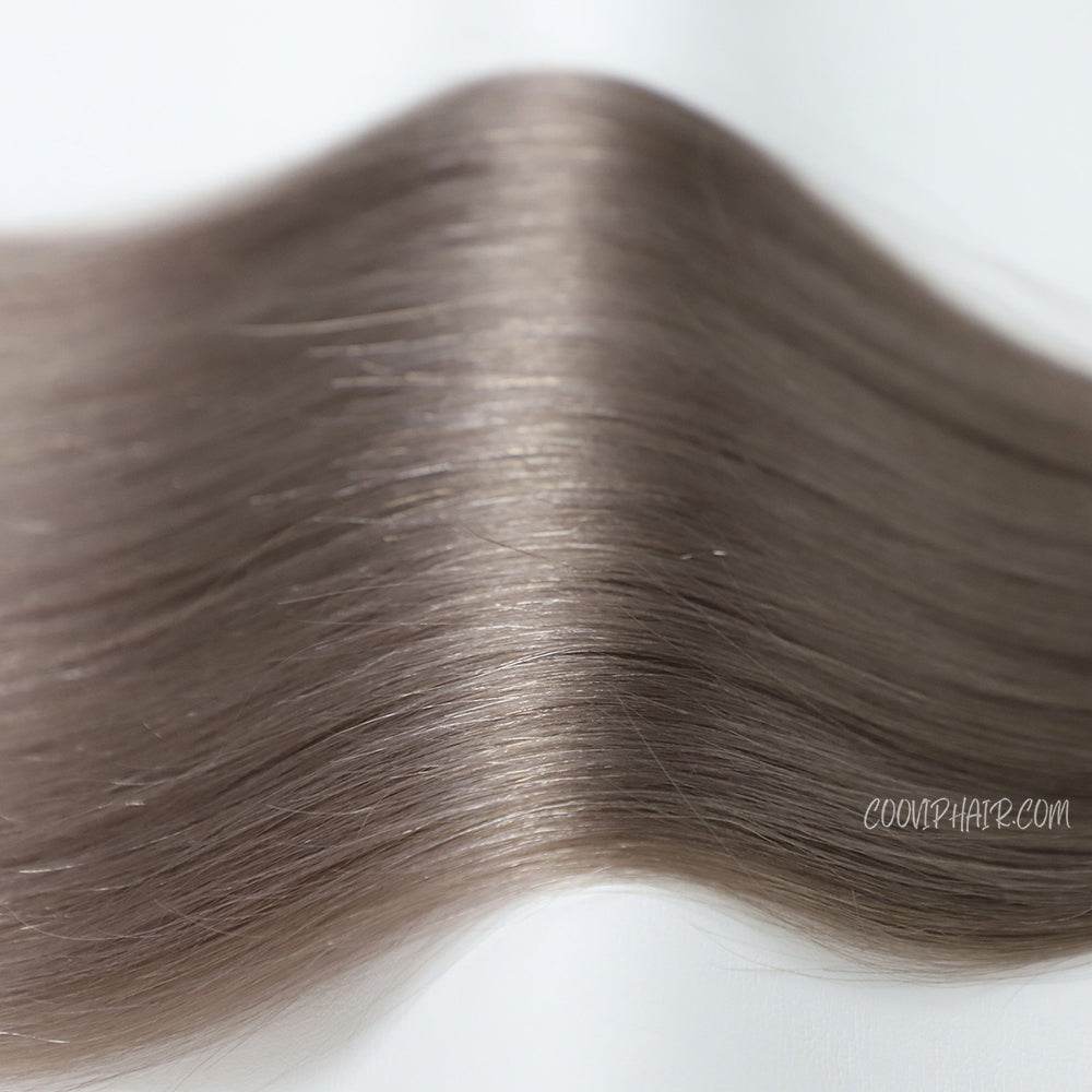 Genius Weft Double Drawn #8.1 Natural Ash Blonde Hair 20g - Cooviphair
