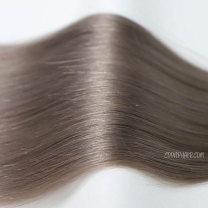Nano Bead Hair Extensions Double Drawn #8.1 Natural Ash Blonde Hair 50g - Cooviphair