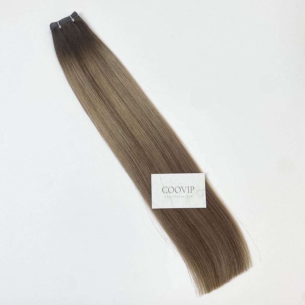 Genius Weft Double Drawn Balayage Hair #B4/18 20g - Cooviphair