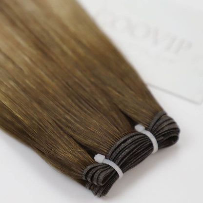 Genius Weft Double Drawn Balayage Hair #B4/18 20g - Cooviphair