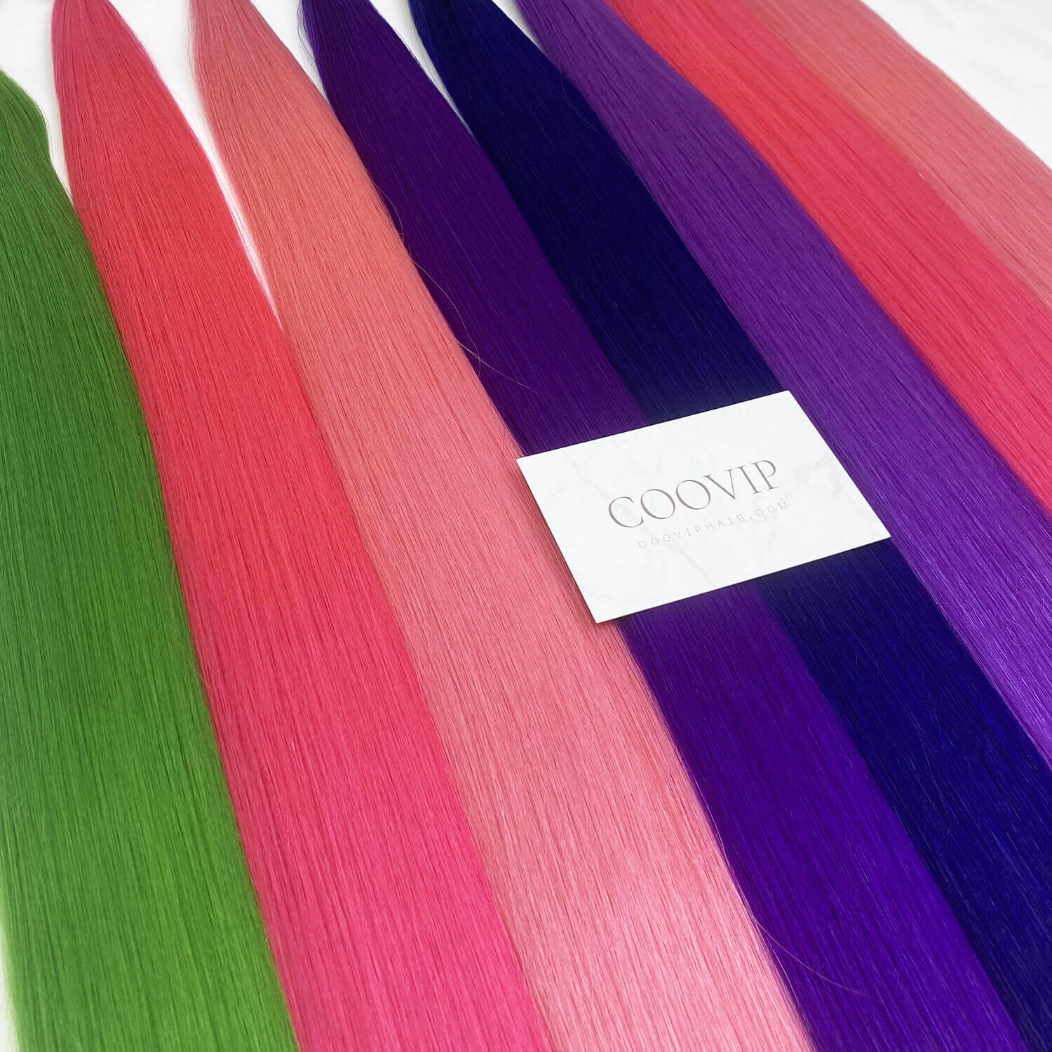 COOVIPHAIR Colorful Hair Extension