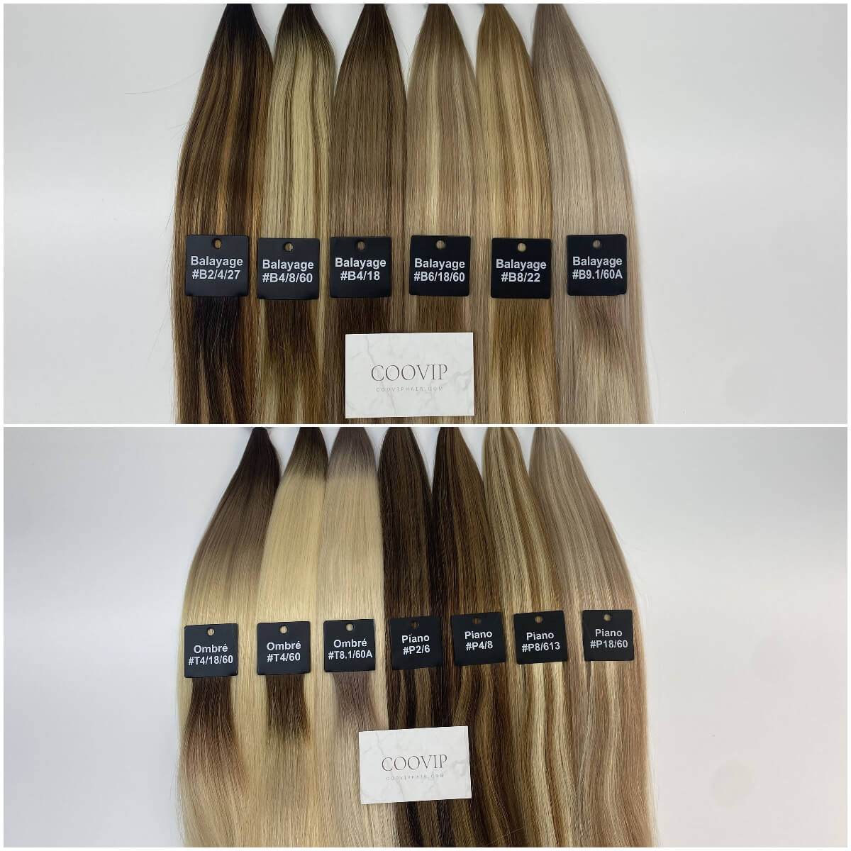 I Tip Extensions Double Drawn Piano Color Hair #P4/8 50g - Cooviphair