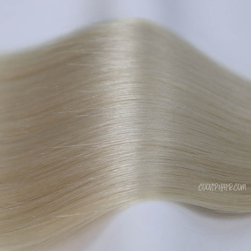 Genius Weft Double Drawn #60 Platinum Blonde Hair 20g - Cooviphair