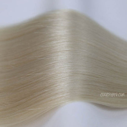 Genius Weft Double Drawn #60 Platinum Blonde Hair 20g - Cooviphair