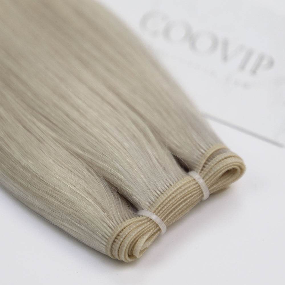 Genius Weft Double Drawn #60A Light Platinum Blonde Hair 20g - Cooviphair