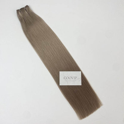 Genius Weft Double Drawn #9.1 Light Ash Blonde Hair Color 20g - Cooviphair