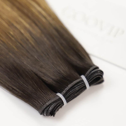 Genius Weft Double Drawn Balayage Hair #B2/4/27 20g - Cooviphair