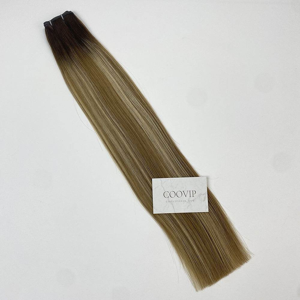 Genius Weft Double Drawn Balayage Hair #B4/8/60 20g - Cooviphair