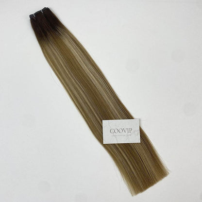 Genius Weft Double Drawn Balayage Hair #B4/8/60 20g - Cooviphair