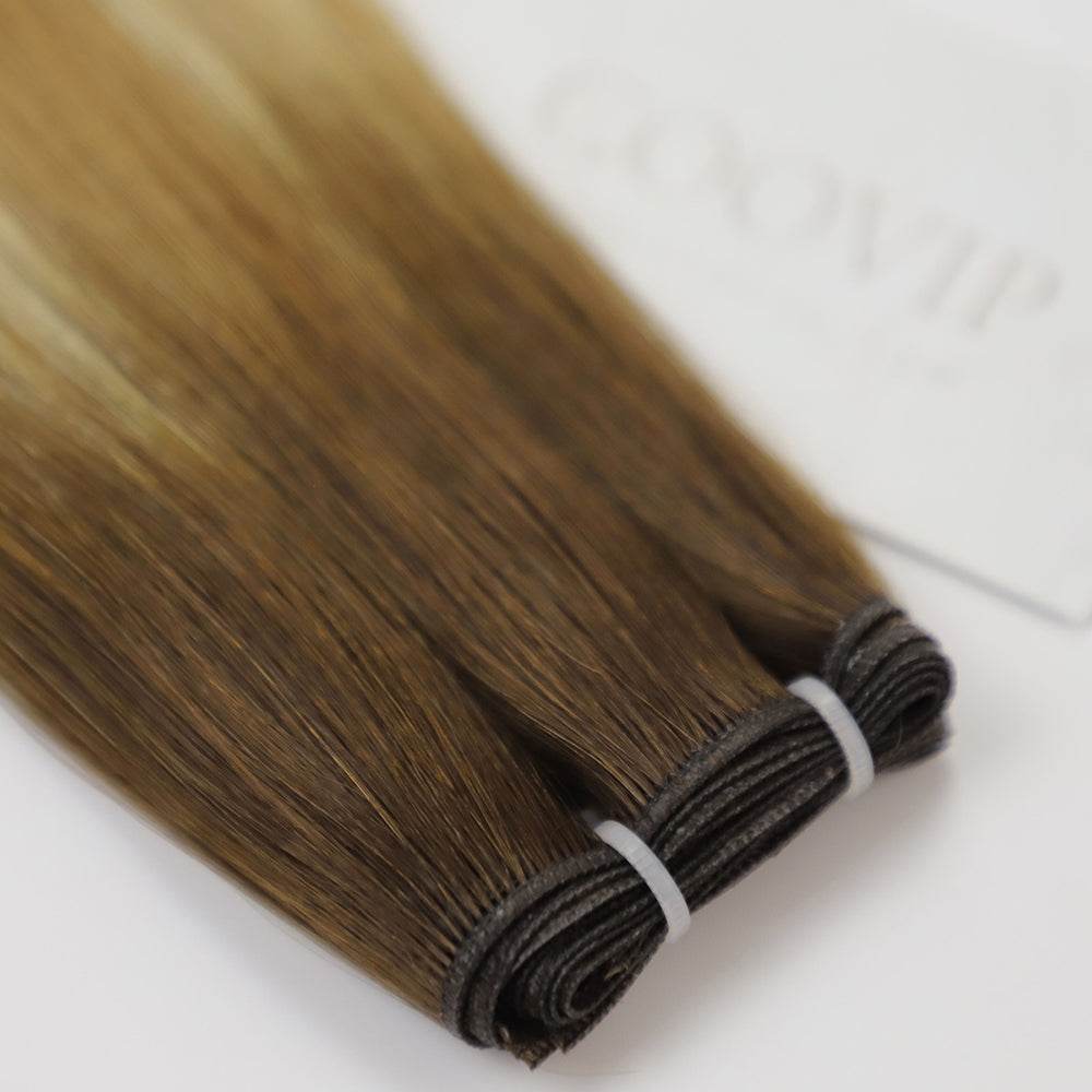 Genius Weft Double Drawn Balayage Hair #B4/8/60 20g - Cooviphair
