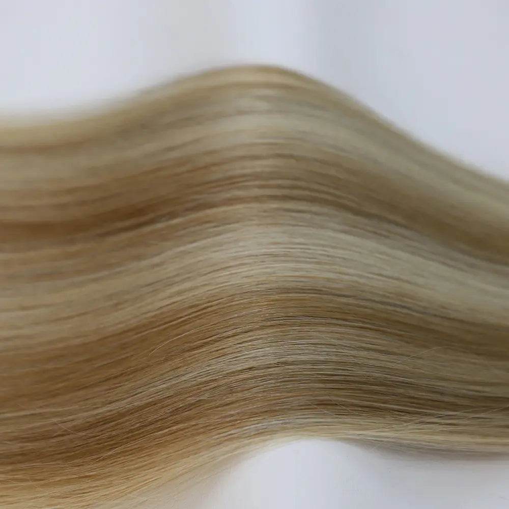 Flat Weft Extensions Double Drawn Balayage Hair #B4/8/60 50g - Cooviphair