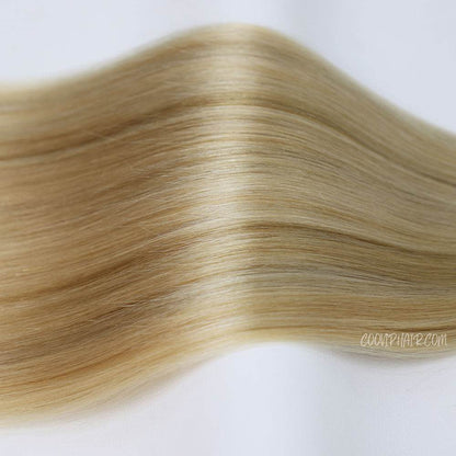 Nano Bead Hair Extensions Double Drawn Balayage Hair #B8/22 50g - Cooviphair