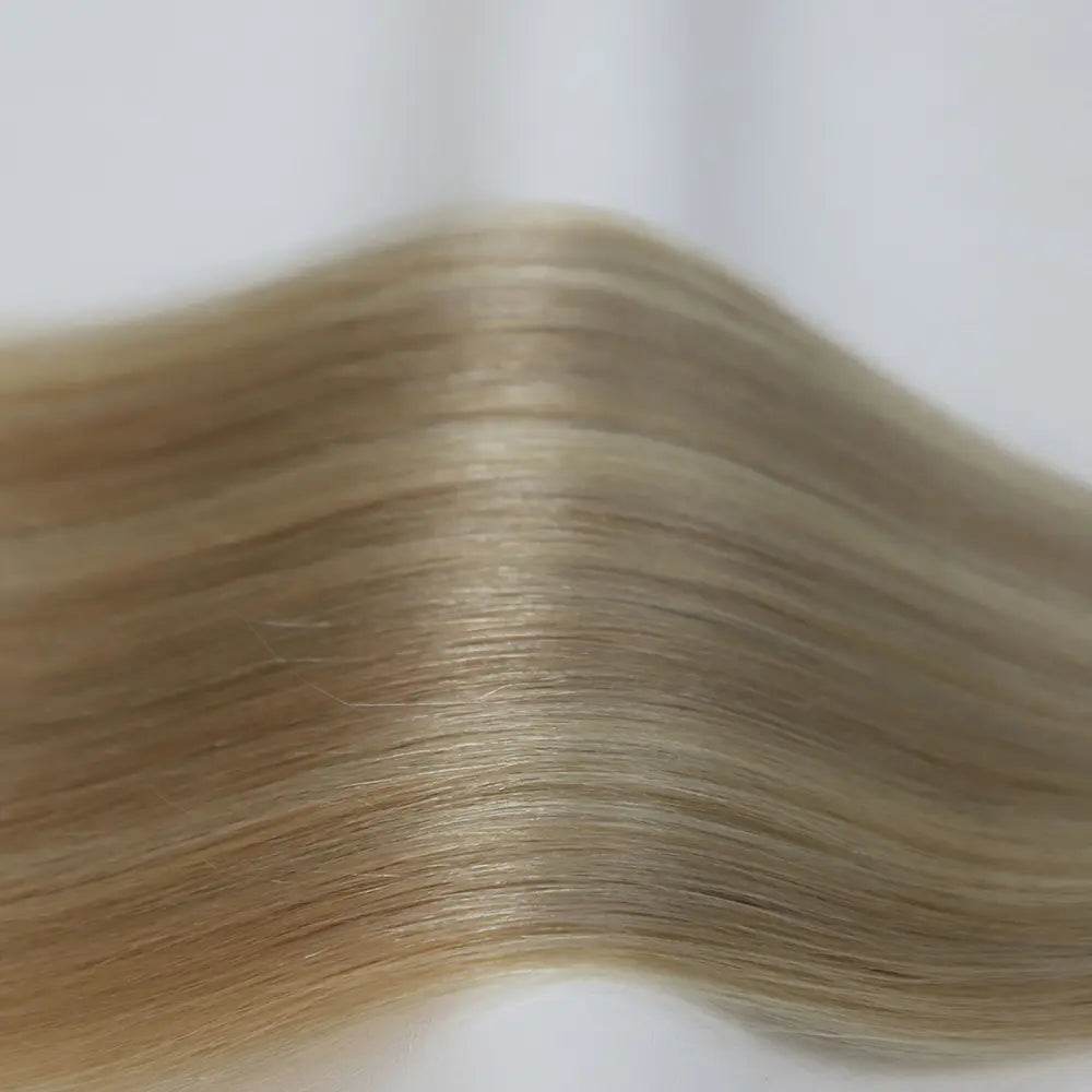 Flat Weft Extensions Double Drawn Piano Color Hair #P18/60 50g - Cooviphair