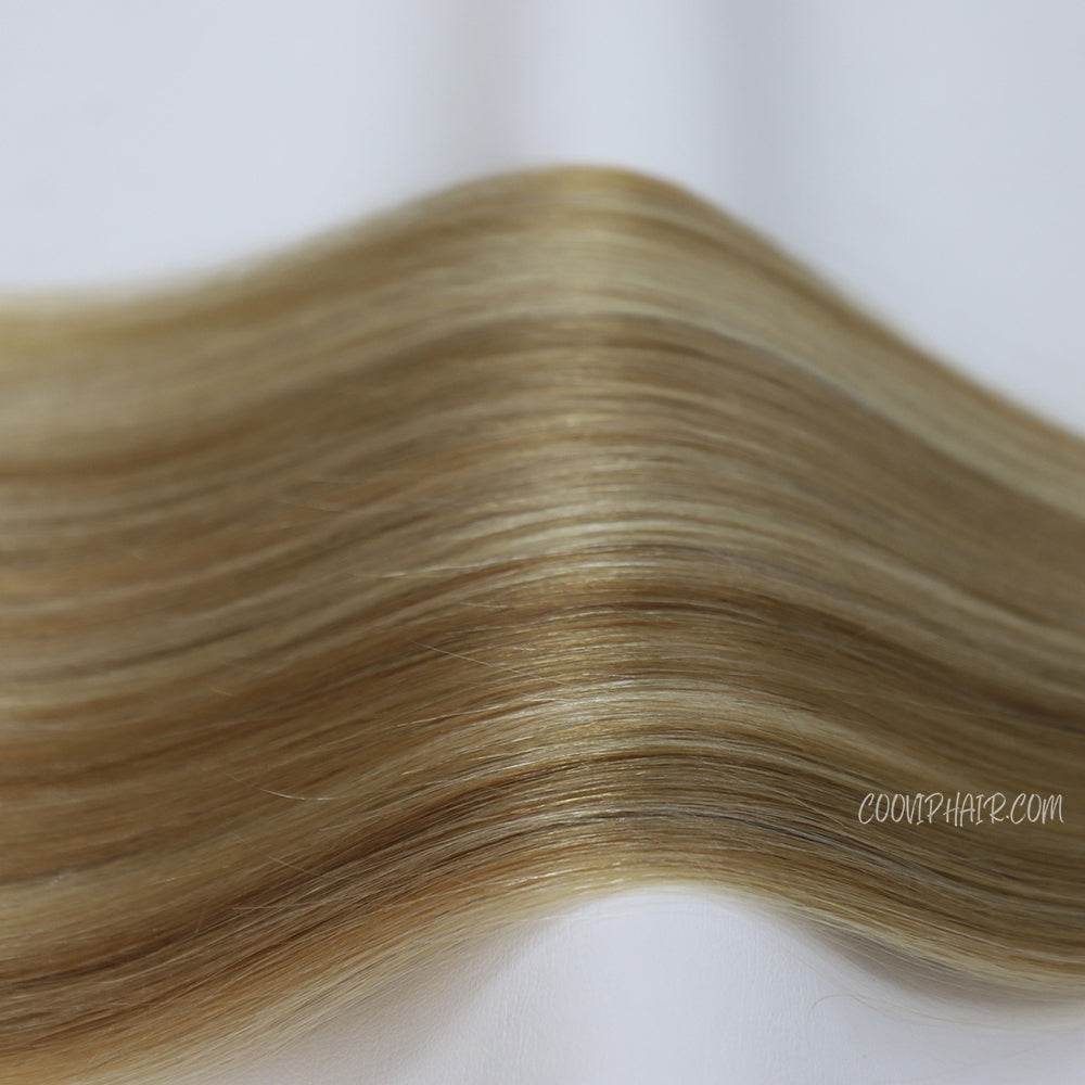 Nano Bead Hair Extensions Double Drawn Piano Color #P8/613 50g - Cooviphair