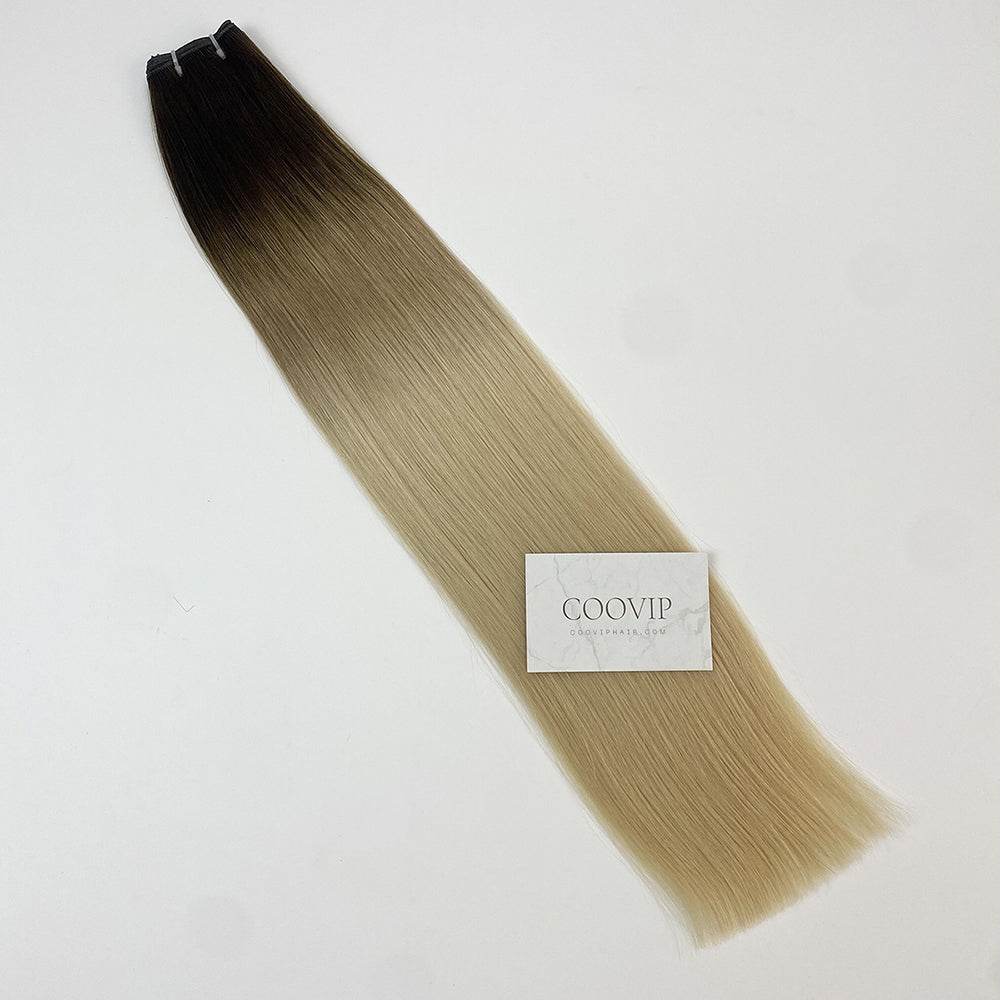 Genius Weft Double Drawn Ombre Hair Color #T4/18/60 20g - Cooviphair