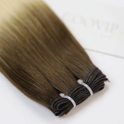 Genius Weft Double Drawn Ombre Hair Color #T4/60 20g - Cooviphair
