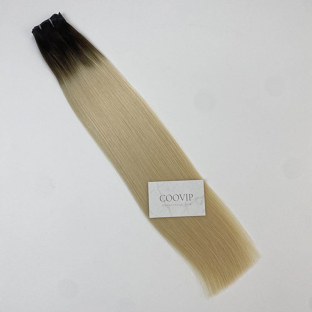 Genius Weft Double Drawn Ombre Hair Color #T4/60 20g - Cooviphair
