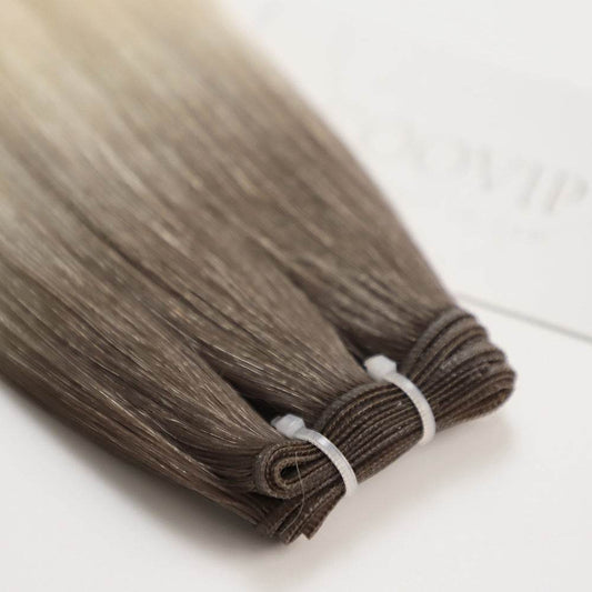 Genius Weft Double Drawn Ombre Hair Color #T8.1/60A 20g - Cooviphair