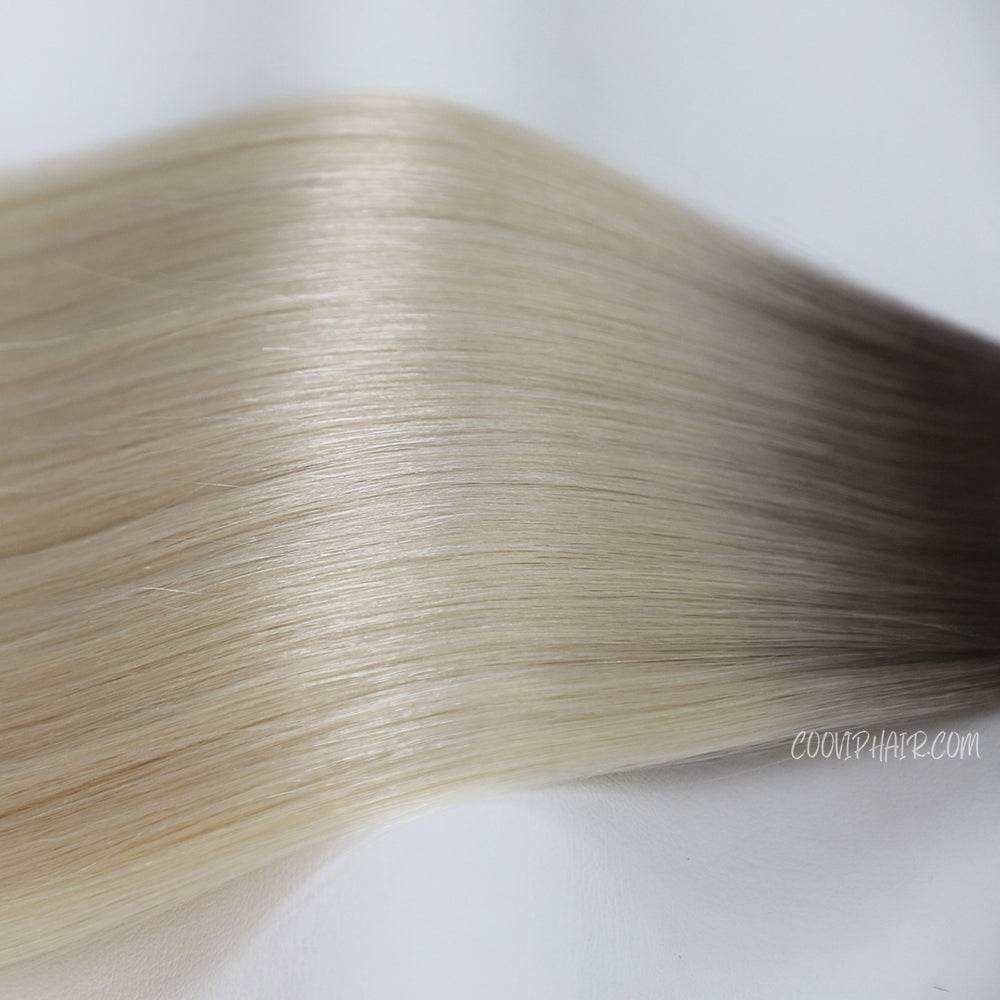 Genius Weft Double Drawn Ombre Hair Color #T8.1/60A 20g - Cooviphair