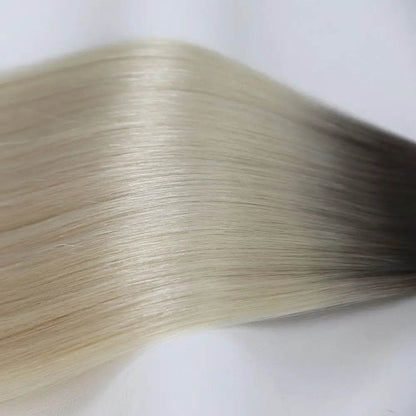 Flat Weft Extensions Double Drawn Ombre Hair #T8.1/60A 50g - Cooviphair