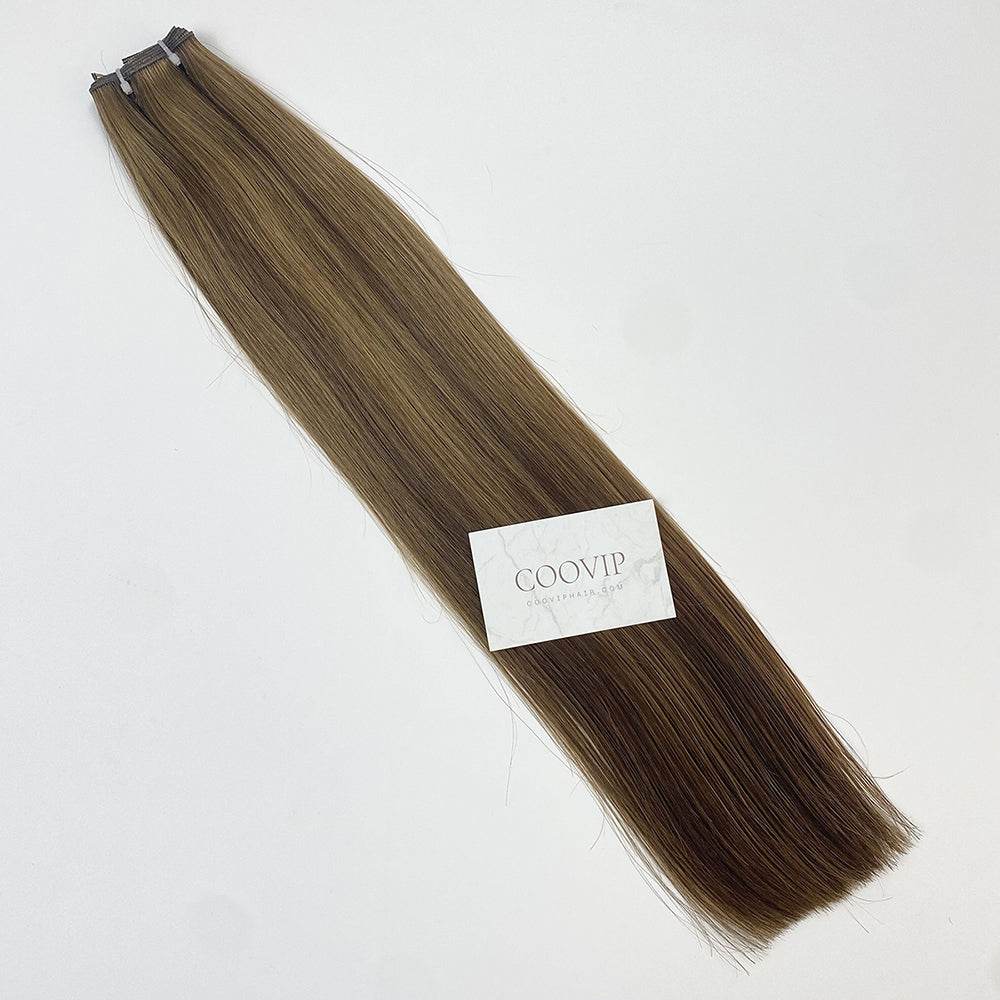 Genius Weft Double Drawn Piano Color Hair #P4/8 20g - Cooviphair