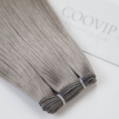 Genius Weft Double Drawn Silver Hair 20g - Cooviphair