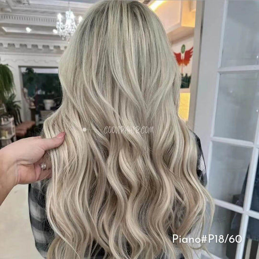 Invisible Tape in Extensions Double Drawn Piano Color #P18/60 100g - Cooviphair