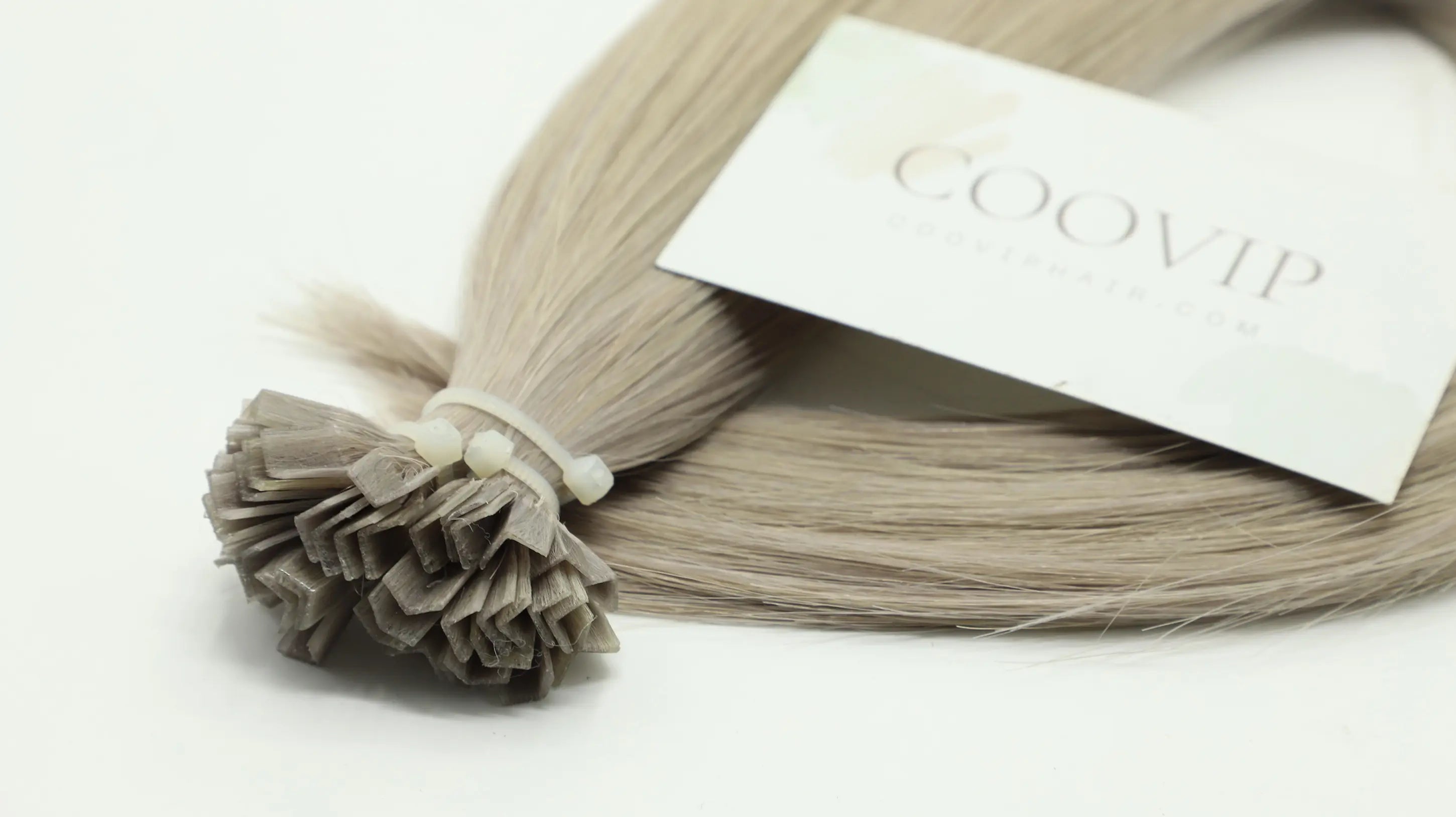 V Tip Hair Extensions – Keratin Bonded Human Hair by COOVIP HAIR