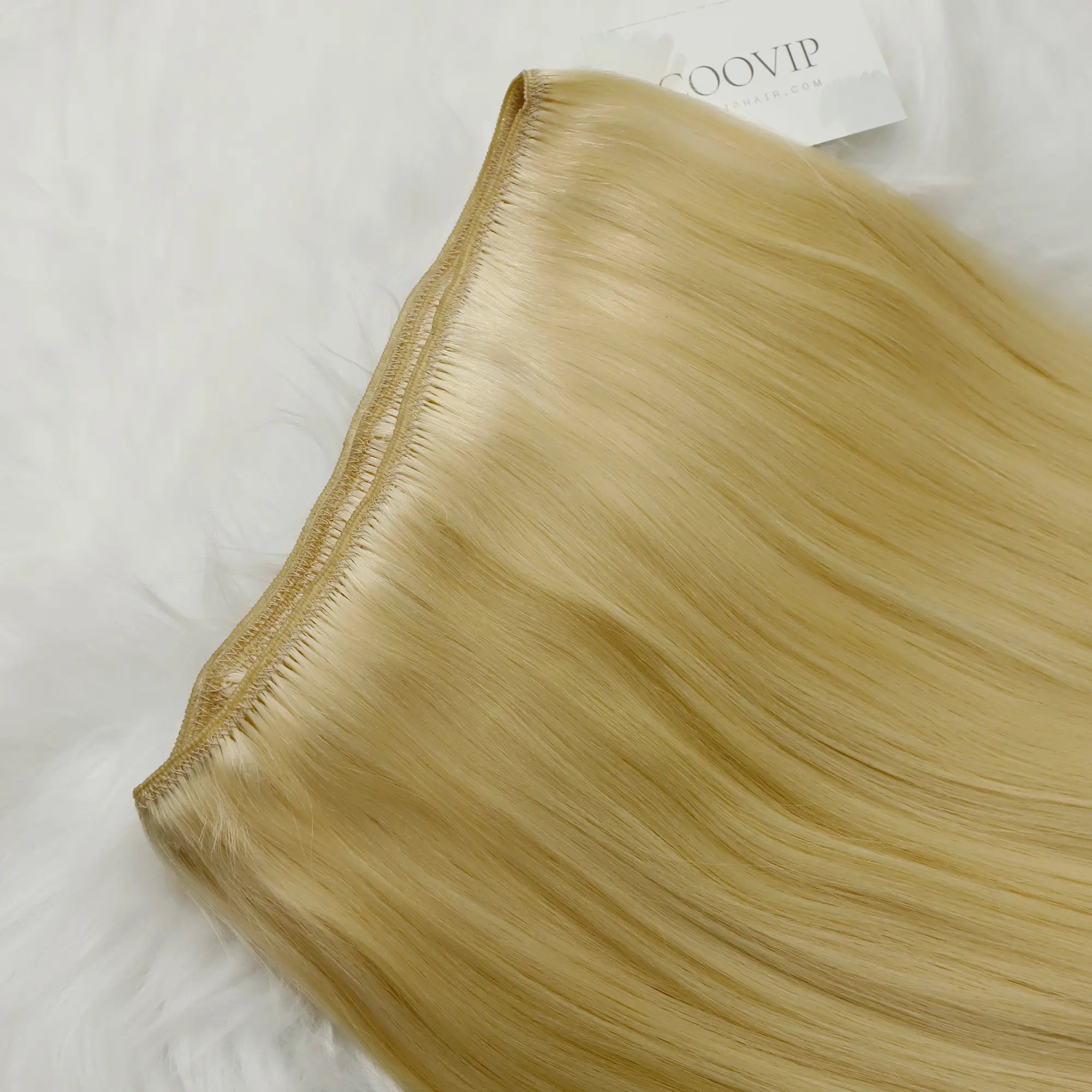 Invisible flex weft human hair

