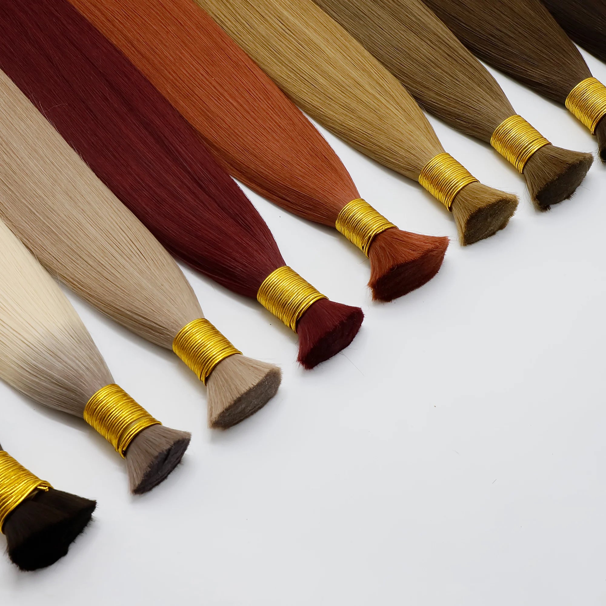 Bulk Hair Extensions made from 100% unprocessed Brazilian virgin hair